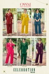 Celebrations Vol 2 By Ossm Viscose Roman Silk Surat Co Ord Set Wholesale Market